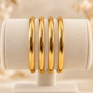 Sadabahar Classic Gram Gold-Plated Bangles – 8-Piece Offer Set