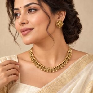 Swarna Pushp Heritage Necklace & Earrings Set