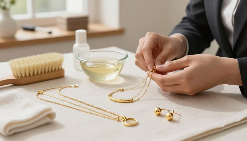 how to care for gold-plated jewelry